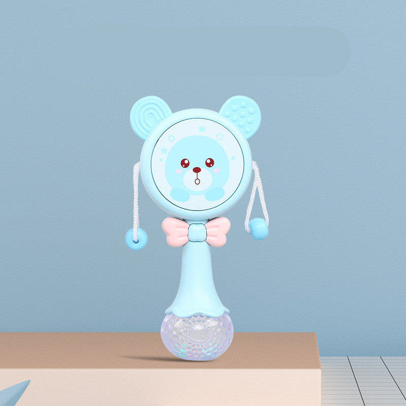 Baby Teething Rattle Toy with Music – Cartoon Animal Hand Toy