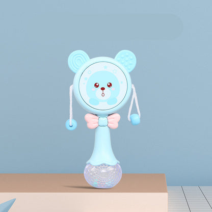 Baby Teething Rattle Toy with Music – Cartoon Animal Hand Toy