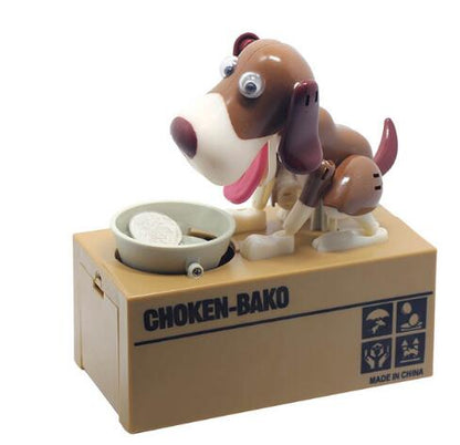 Robotic Dog Piggy Bank – Canine Money Box / Doggy Coin Bank