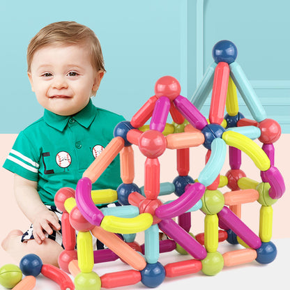 Magnetic Stick Building Blocks Set | Kids Construction & Learning Toy