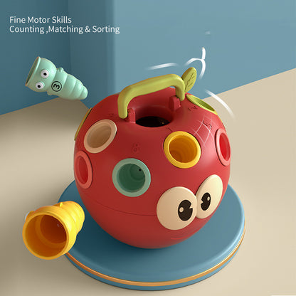 Apple & Worm Music Educational Toy – Early Learning for Infants