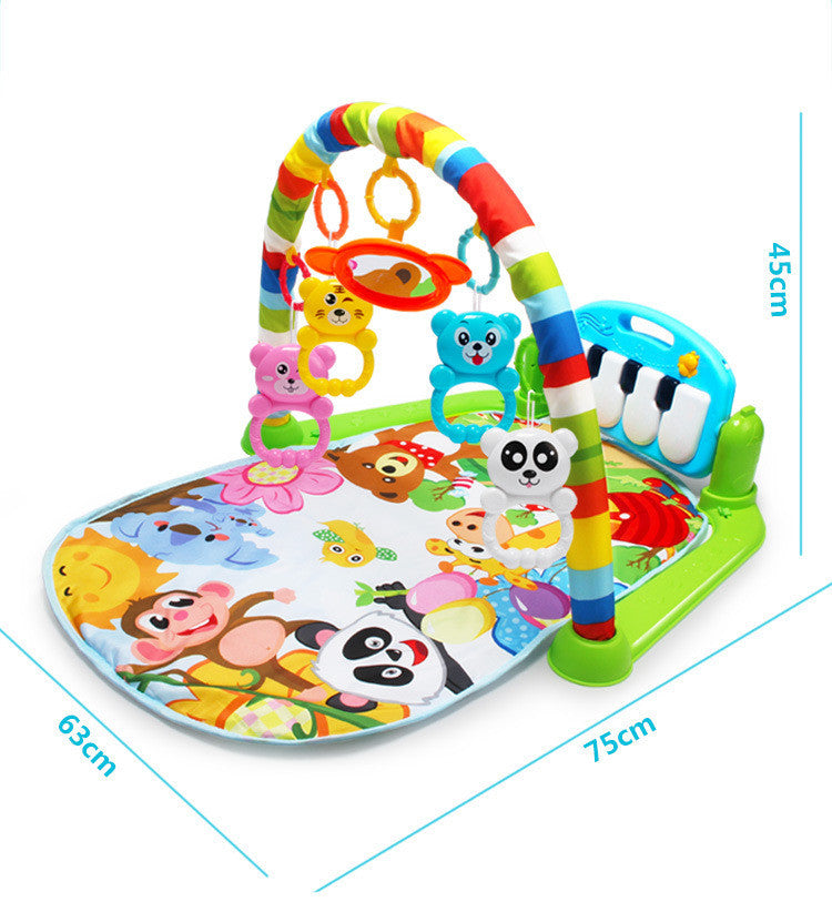 Baby Pedal Piano Play Gym – Musical Fitness Stand Toy for Infants (0–3 Years)