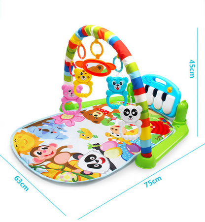 Baby Pedal Piano Play Gym – Musical Fitness Stand Toy for Infants (0–3 Years)