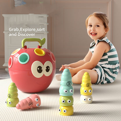 Apple & Worm Music Educational Toy – Early Learning for Infants