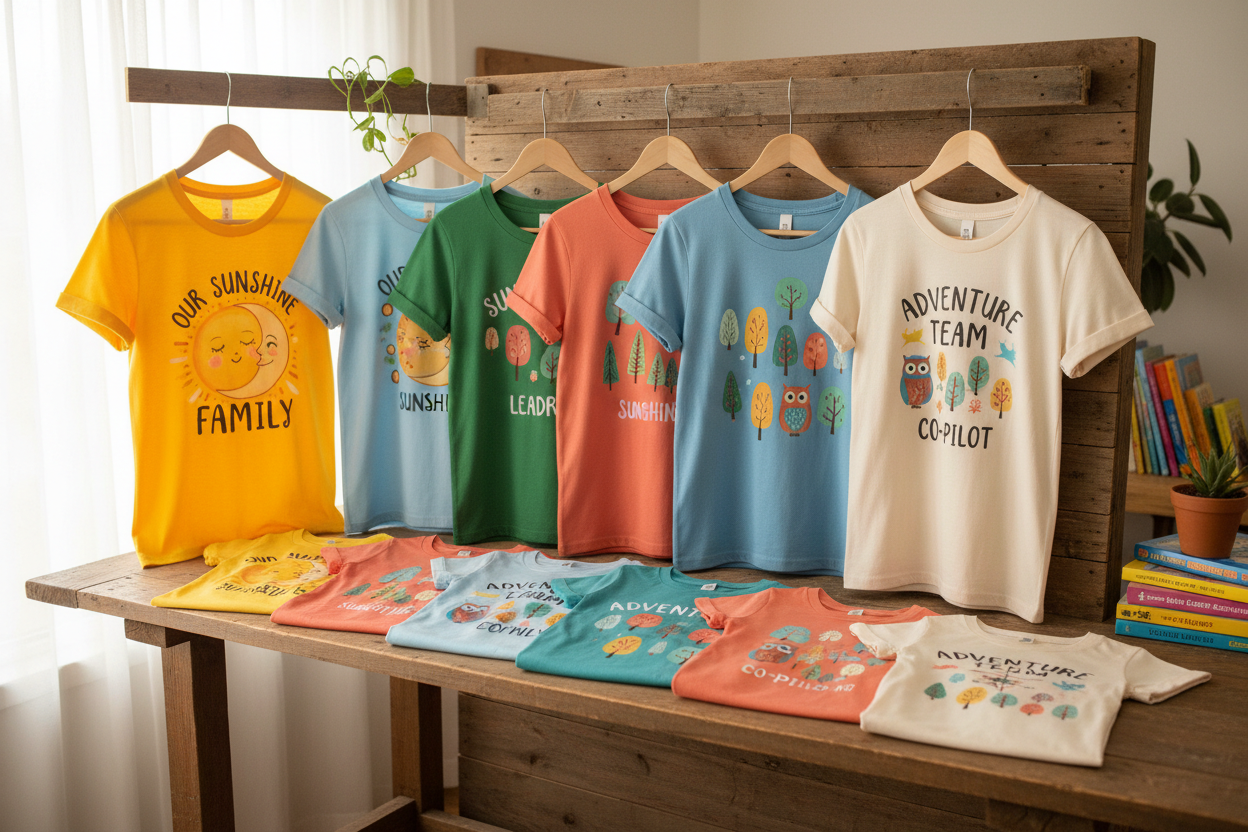 T-shirt printing for family